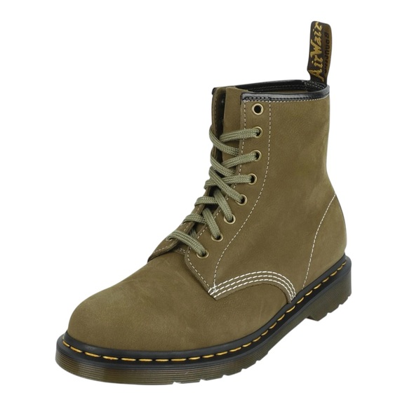 Dr. Martens Other - Men's Dr. Martens 1460 Tum Nubuck Leather Lace Up Boots, 31695357 Sizes Mu Olive